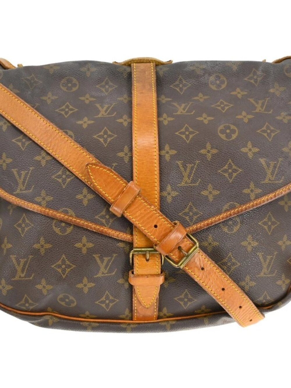 LOUIS VUITTON SAUMUR 35 MESSENGER SHOULDER BAG - Picture 1 of 16